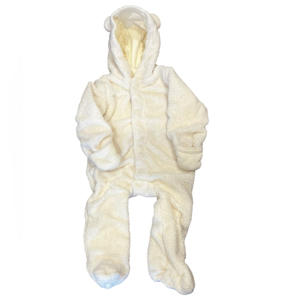 MAGNETIC ME‎ Cream Fleece Magnetic Snowsuit Pram